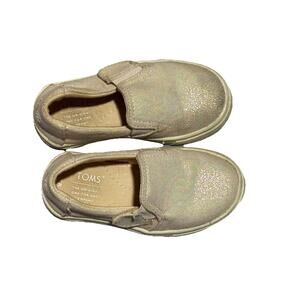 Toms Kids Tiny Alpargata Knot Size 6 Pink Glitter